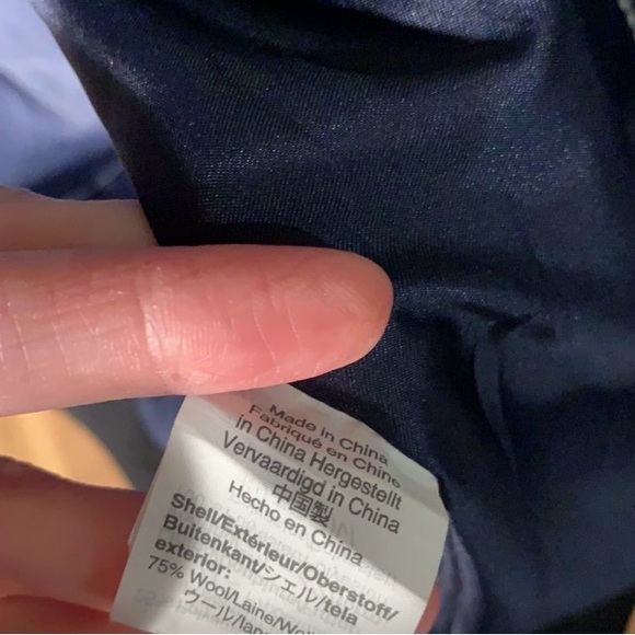 J. Crew Double Cloth Italian Wool Lady Coat 12T - Picture 4 of 4